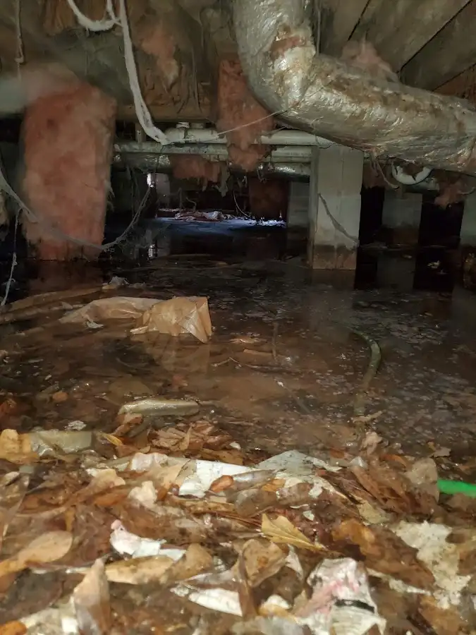 Crawl space flood assessment for Leak Detection & Repair in Edmond